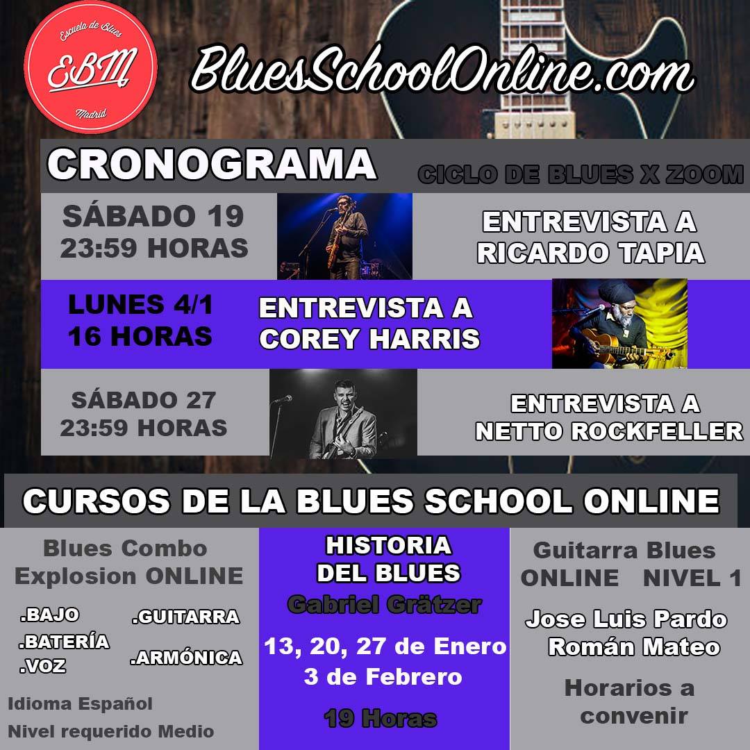 Presentación Actividades Blues School Online .com
